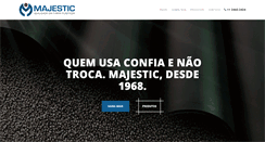 Desktop Screenshot of majestic.com.br