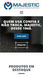 Mobile Screenshot of majestic.com.br