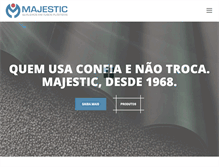 Tablet Screenshot of majestic.com.br