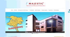 Desktop Screenshot of majestic.com.gr